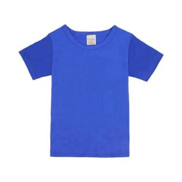 Imagem de Camisetas De Algodão De Verão Para Meninos E Meninas, Manga Curta, Top