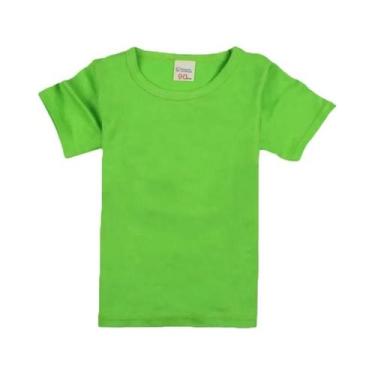 Imagem de Camisetas De Algodão De Verão Para Meninos E Meninas, Manga Curta, Top