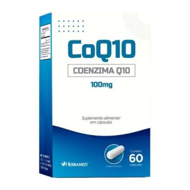 Imagem de Coenzima Q10 Coq10 100mg Antioxidante 60 Capsulas Herbamed, Natural