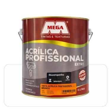 Imagem de Tinta Mega Profissional Branca 3,6L Fosco Econômica