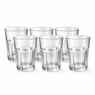 Imagem de Kit 6 Copos Vidro 400ml Restaurante Hotel - Becca Home