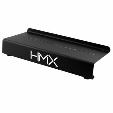 Imagem de Pedalboard Guitarra e Baixo Em Aço 30x14 para Até 7 Pedais Hmx