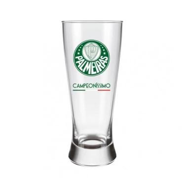 Imagem de Copo Palmeiras Tulipa 300ml Taça Americano Cerveja Chopp Vidro Futebol