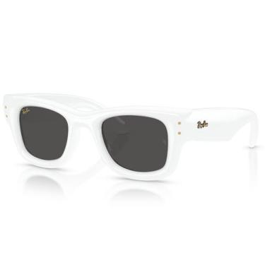 Imagem de Óculos De Sol Ray Ban Aap Rocky Wayfarer Puffer Branco RB4940 67187-47