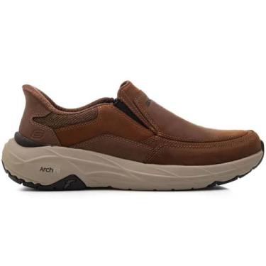 Imagem de Tênis Skechers Arch Fit Maverick Redford Masculino Marrom -, Marrom, 4