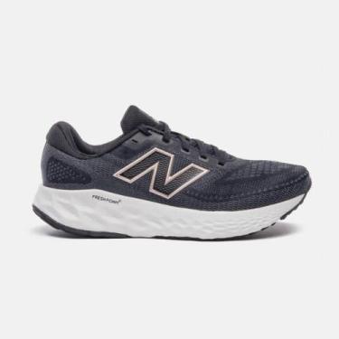 Imagem de Tênis New Balance Fresh Foam X Evoz V4 Feminino Preto, 38, Preto, Rose