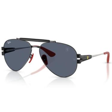 Imagem de Óculos De Sol Ray Ban Ferrari Preto RB3762M F00987-58