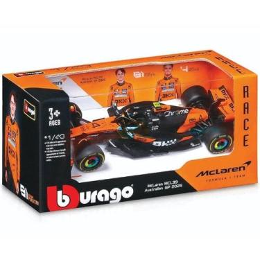 Imagem de Carrinho Miniatura F1 2025 Mclaren MCL39 4 Norris - Burago