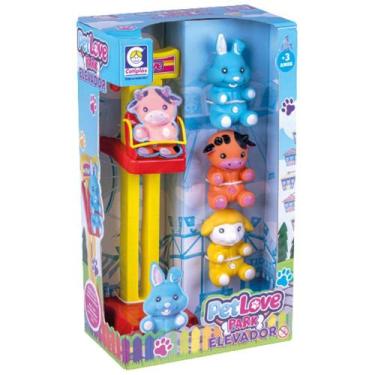 Imagem de Conjunto e Mini Figuras - Pet Love Park - Elevador - Cotiplás