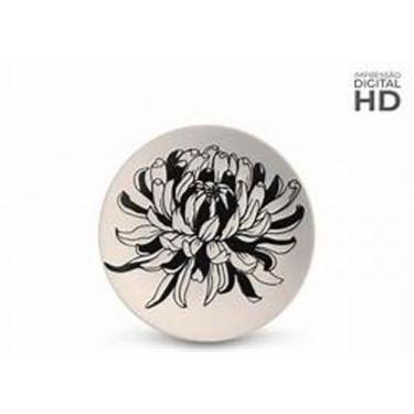 Imagem de Conjunto prato sobremesa white ii flower digital - SCALLA