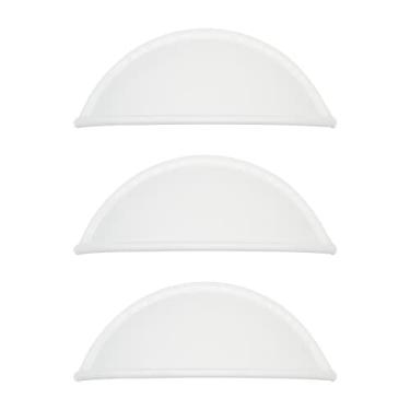 Imagem de Kit 3 Puxador Concha Puxadores De Gaveta Moveis Armario (Branco)