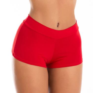Imagem de Calcinha Short Duplo Cós Cueca Boxer Feminina Shortinho | 11