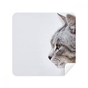 Imagem de Animal Yawn Cat Simpol Shoot Glasses Pano Limpador de Tela Tecido Camurça Pacote com 2
