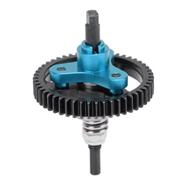 Imagem de Embreagem deslizante de engrenagem diferencial,kit de diferencial central completo 50T para Traxxas Slash 2 rodas motrizes 1/10 carro de controle remoto(Blue), embreagem deslizante diferencial e
