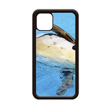 Imagem de Capa para celular Apple Mobile Case Shell com imagem da natureza do pinguim da Antártica de natação para iPhone 11 Pro Max