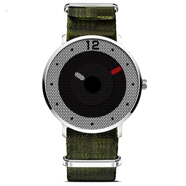 Imagem de Relógio Masculino Exercito Design Criativo Sinobi Relógio de Pulso de Nylon À Prova D'agua (C4)