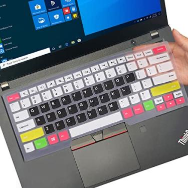 Imagem de Capa de teclado para Lenovo ThinkPad E470(c) E475 E480 E485 E490 E495 E14 |Thinkpad T14(s) T460(s) T470(s) T480(s) T490/S T495(S) L380 L390 L460 L47 Película de teclado 0 L480 L490 L14 A475 A485 - CBLACK