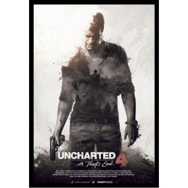 Imagem de Quadro Game Uncharted 4 Arte Moldura 42x29cm - Fanarte