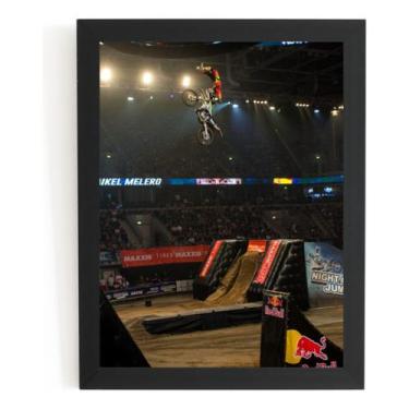 Imagem de Quadro Mx Freestyle Motocross X Games Poster Moldurado - Fanarte