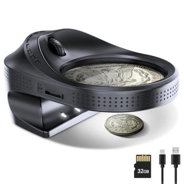 Imagem de Microscópio Digital LCD Sagefidere com Zoom 8X-16X - Tela de 2,8"