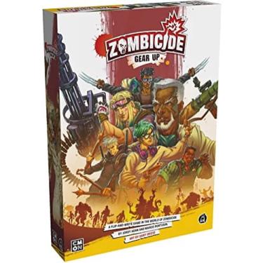 Imagem de Zombicide Gear Up Zombie Apocalypse Survival Jogo Inverter e escrever de jogos de estratégia rpg Cooperativo para Adultos Adolescentes Idade 14 + 1-6