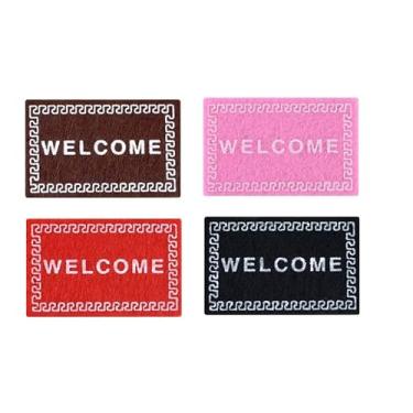 Imagem de Cutemini Tapetes Para Casa De Bonecas Em Miniatura, Acessórios, 4 Peças, Mini Boas-Vindas, Escala 1/12, Capacho, Decoração Casa, Cena Da Vida, Ornamento