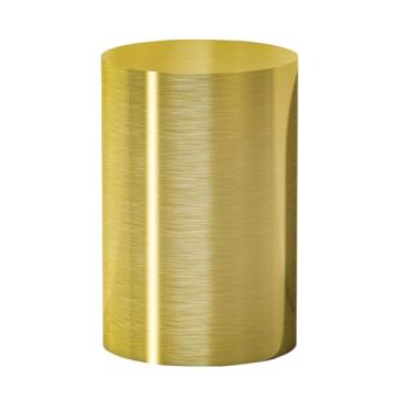 Imagem de Pedestal de cilindro dourado para festas e eventos, suportes de exibição decorativos empilháveis para lojas de roupas e vestiários de casamento, 40 x 60 cm