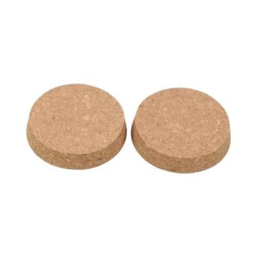 Imagem de Tampa De Garrafa Térmica De Cortiça De Madeira Grande 74mm-103mm Diâme