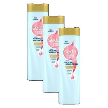 Imagem de Kit 3 Shampoo Limpeza Micelar Seda By Niina Secrets 325Ml