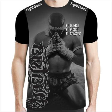 Imagem de Camisa Camiseta Muay Thai - Eu Posso - Fb-2037 - Preta - PP
