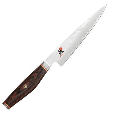 Imagem de Faca Shotoh do Chef Japonesa 5 Pol Miyabi 6000Mct Aço Microcarboneto Tsuchime Compacta Miyabi