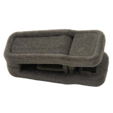 Imagem de Kit 50 Un Presilhas De Veludo Para Cabides IKAZA, Cinza-claro