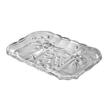 Imagem de Petisqueira De Vidro Cerise 21,6x14x22cm - Bandeja Elegante Para Servir Aperitivos E Petiscos - Wincy - VDA02006