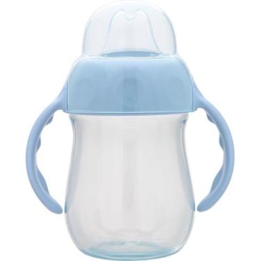 Imagem de Copo de Treinamento Buba com Alça e Bico de Silicone Azul 160ml
