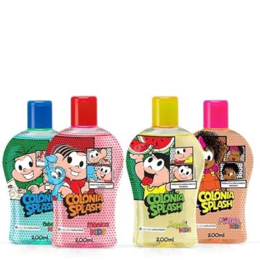 Imagem de Turma da Monica Kids Kit Colônia Splash Mônica Magali Milena e Ceboinha