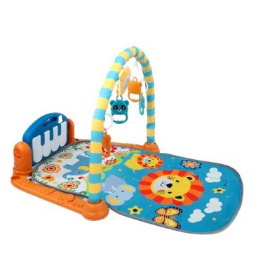 Imagem de TAPETE DE ATIVIDADES GINÁSIO PARA BEBÊS COM PIANO MUSICAL BIBI JOY (Leão)