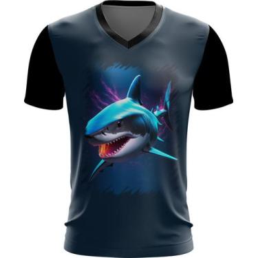Imagem de Camiseta Gola V Tubarão Shark Rei dos Mares 4 - Kasubeck Store®, Baby 