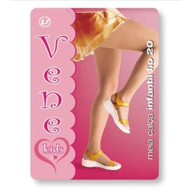 Imagem de Meia Calça Infantil Fio 20 - Vene, Rosa, G
