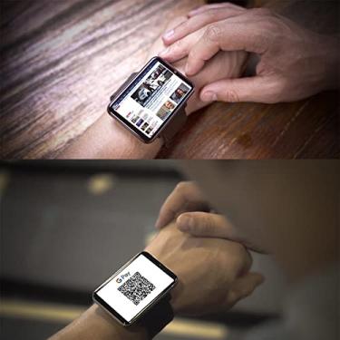 Imagem de CIADAZ DM100 4G Smart Watch Sports WiFi GPS BT Smartwatch 2,86 polegadas Touch Screen Android 7.1 1GB / 16GB Music Player Phone Call Câmera de 5MP Câmera IP67 Suporte à prova dinch;água Nano SIM Cartã
