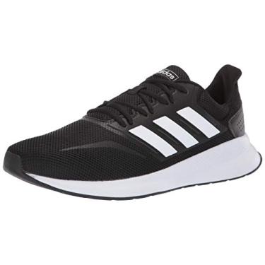 Imagem de adidas Falcon masculino, Preto/branco/preto, 42
