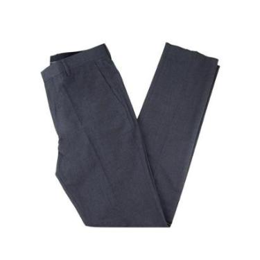 Imagem de Calça Social Masculina Dudalina Cinza Escuro - 910127-Masculino