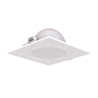 Imagem de Suporte Embutir Teto Gesso Alexa Echo Pop Quadrado Anti Furto