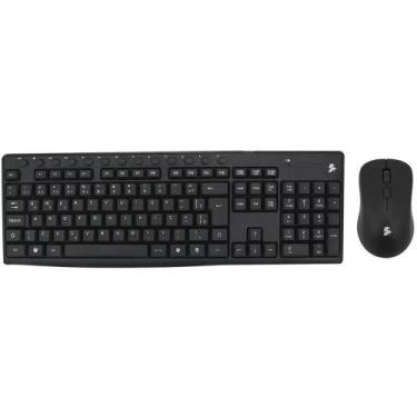 Imagem de Kit Periféricos Teclado e Mouse Wireless 2.4GHZ - Santana Centro