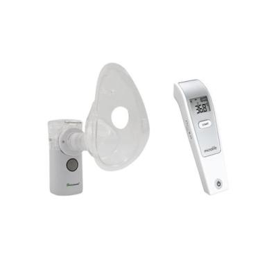 Imagem de Nebulizador Ultrassônico + Termômetro Infravermelho sem Contato - MedL