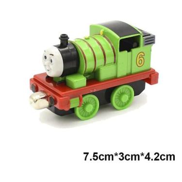 Imagem de Trem Magnético de Metal Qian - Modelo de Locomotiva para Brinquedo