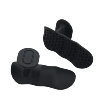 Imagem de UGPLM 1 par de levantamento de peso Apertos de ginástica alças para as mãos ergonômicas barras de barra de barra de mão Proteção à mão para calistenia, Preto