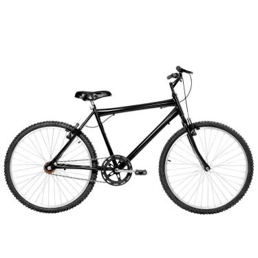 Imagem de Bicicleta Masculina Aro 26 Mtb Alumínio Natural Cor Preta