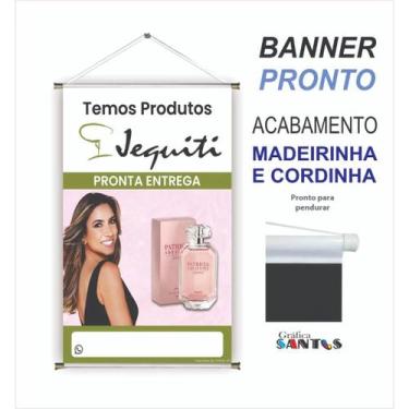 Imagem de Banner pronto Jequiti BA 360 medida 45x70 cm arte pronta