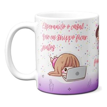 Imagem de Caneca Dorameira Fanática Maratona de Doramas Apaixonados (Branca)
