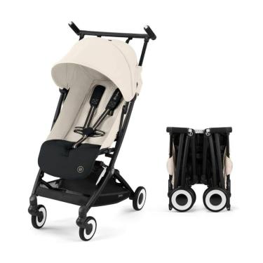 Imagem de Carrinho de Bebê Ultracompacto com Suspensão Suave e Reclinação Ajustável com Uma Mão, Cybex Libelle, Branco